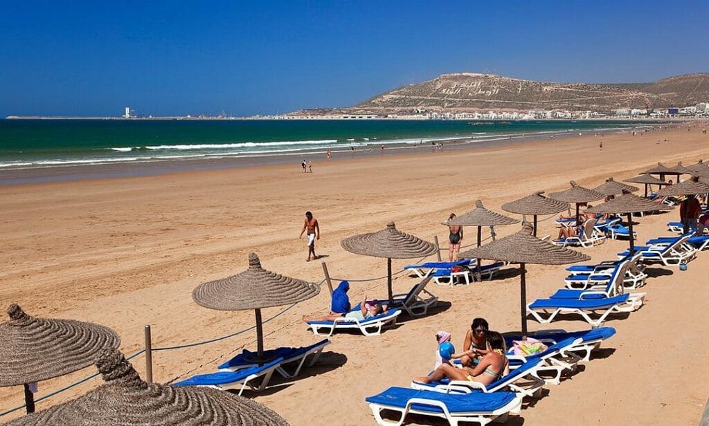 agadir beach morocco