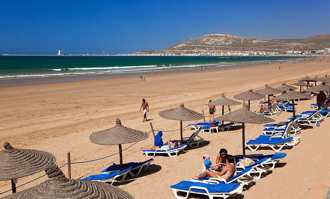 agadir beach morocco