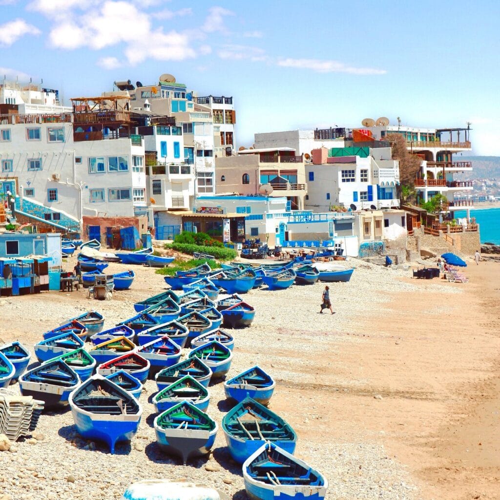 taghazout morocco beach