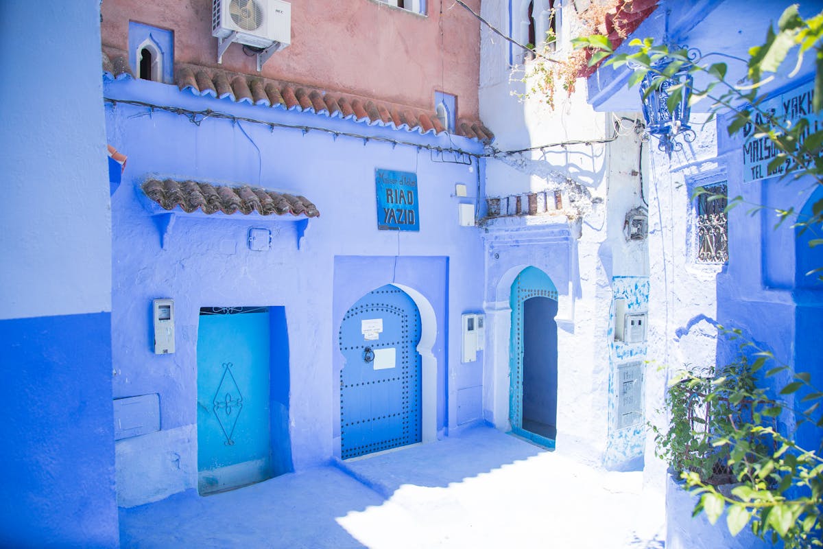 bleu-chefchaoune morocco