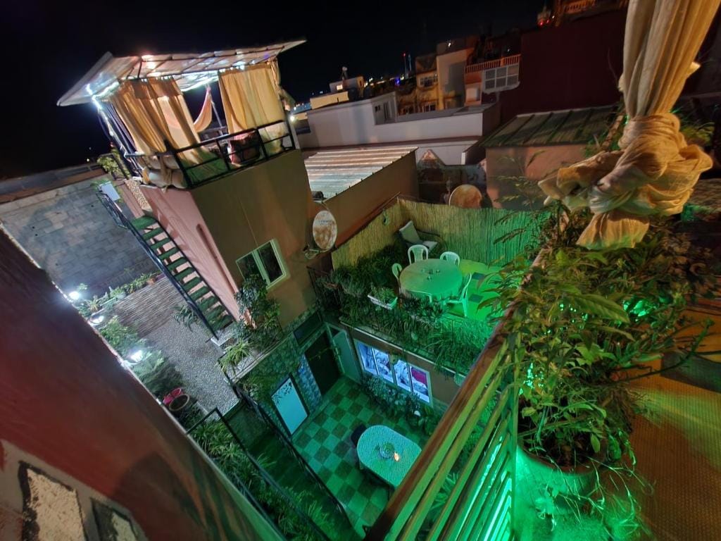 tamraght morocco hostel Quadra sphere rooftop