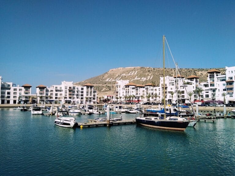 agadir morocco marina view