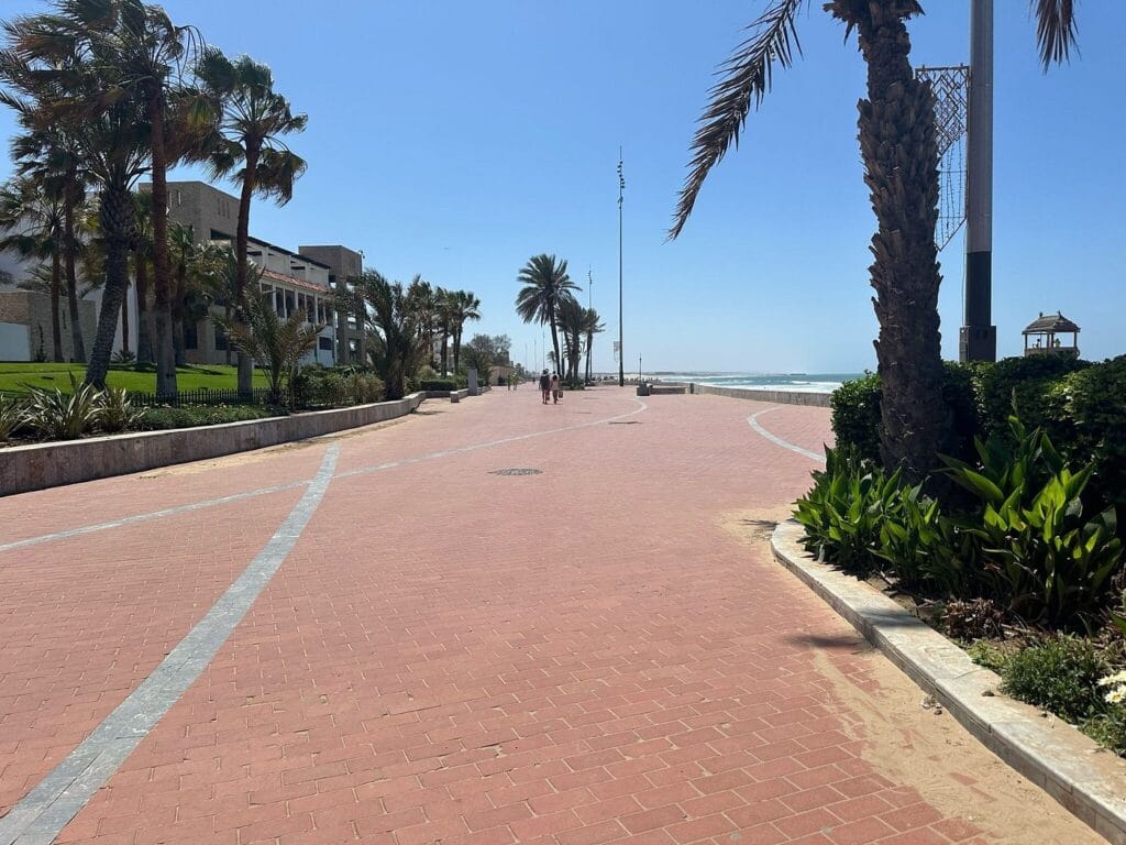 you can spand walk around the agadir beach as activities to do