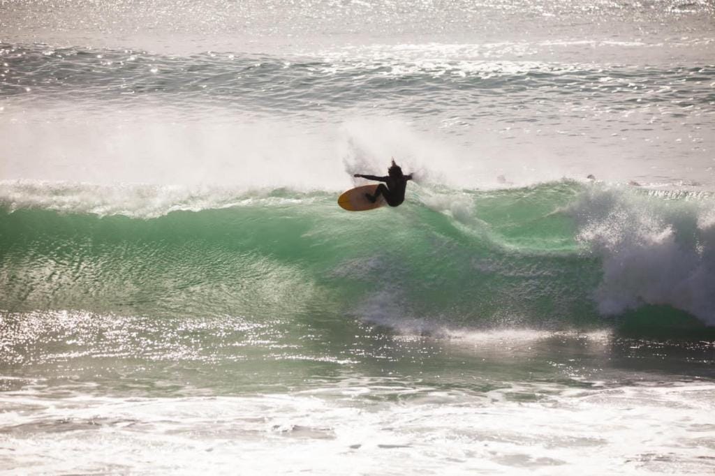 tamri beach surfing