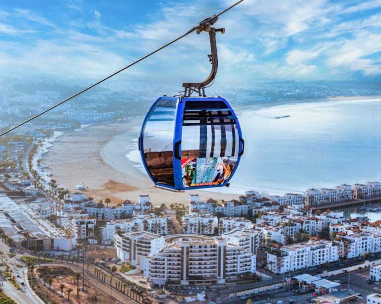telepherique agadir a beautiful view