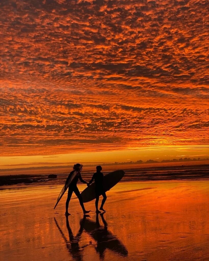 imsouane morocco beach a beautiful sunset
