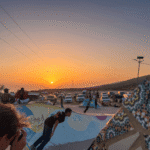 skate boarding in taghazout